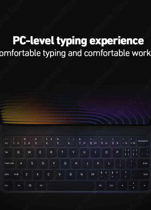 Original Xiaomi Pad 7/7 Pro Keyboard Double-Sided Case English 64-key For Mi Tablet 7/7Pro Magnetic Keyboard PU Protective Cover