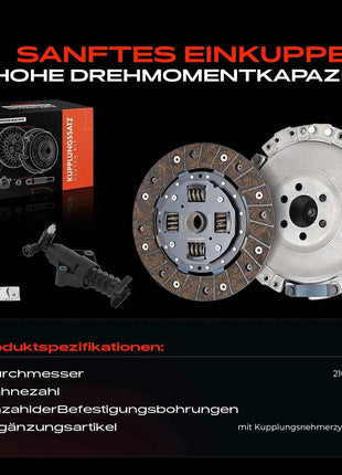 Kit Frizione Frankberg 1x per VW Golf IV Bora Variant Audi A3 Seat Leon Toledo II Skoda Octavia I Combi 027141026 1J0721261A