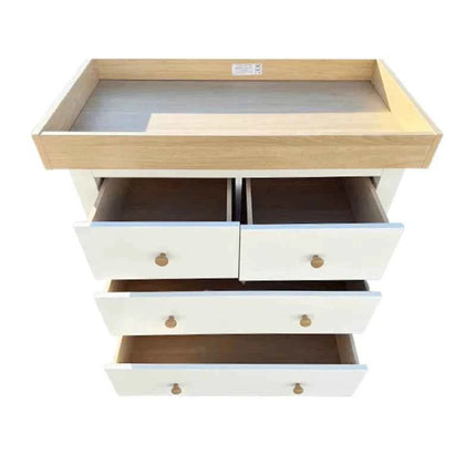 Portable 2 in 1 Nursery Solid Wood Wooden Changing Tray  Diaper Baby Bath Wooden Baby Changing Table With Drawers