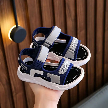 Sandali per bambini alla moda Scarpe per bambini Ragazzo Suola morbida antiscivolo Sandali per ragazze dei ragazzi Scarpe per bambini da spiaggia estiva 2-10 anni