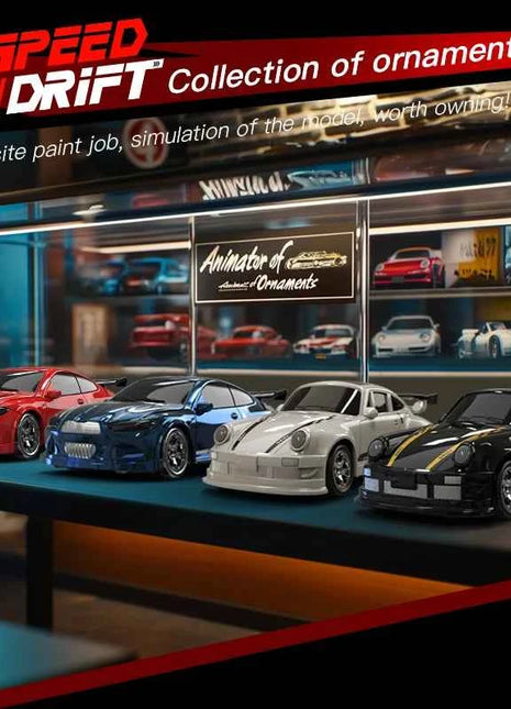 2026 New Kf20 1:64 Drift Rc Car Four-wheel remote-controlled racing car Full proportions Desk Competition Toy Boys Ideal gifts.