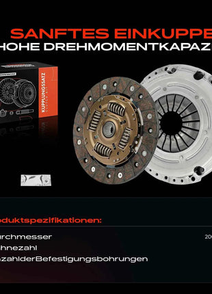 Kit Frizione Frankberg 1x per Ford B-Max JK, B-Max Van, Fiesta VI CB1 CCN, Fiesta VI Van, KA+ FK UK, KA+ Saloon FK TK 1539670