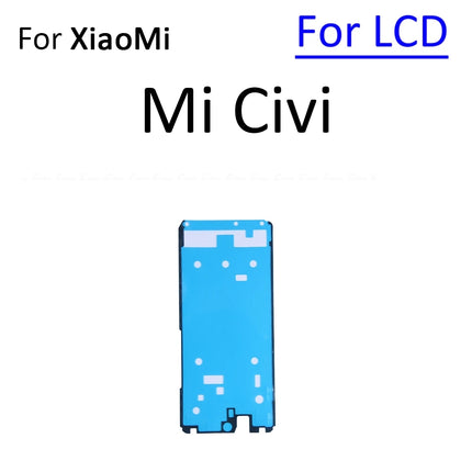 Per Xiaomi Poco F5 F6 M6 X6 Pro Mi Civi 1S 2 3 4G Display LCD Schermo Posteriore Della Copertura Dell'alloggiamento Adesivo Nastro Colla Parti