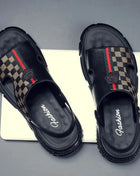Men's Casual Soft Sole Sandals 2023 New Summer Style Two-way Wear Genuine Leather Breathable Non-slip Fashion Outerwear