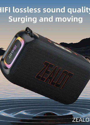 ZEALOT-S85 Altoparlante Bluetooth portatile 3D da 50 W con altoparlante con cinturino esterno impermeabile IPX6 a doppio diaframma
