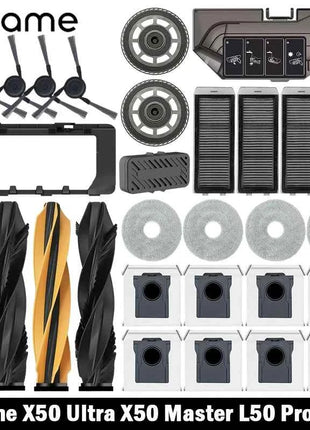 Dreame X50 Ultra/X50 Master/L50 Pro Ultra/L40S Pro Ultra/L40s Ultra/MOVA V50 Ultra Parts Main Brush Filter Mop Cloth Dust Bag