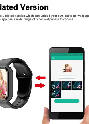 Smart Watch For Men Women Wristwatch Bluetooth Connect Phone Music Player Fitness Sport Bracelet Health Monitor Digital Watches