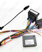 Adattatore per cablaggio con decodificatore CAN Bus, spina a 16 pin a Quadlock   Connettore femmina H-MTD, cavo Android per auto per BMW E39 E46
