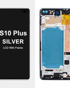 TFT con cornice per Samsung S10 Plus S10 + G975F Display LCD Touch Screen digitale per Samsung S10 G973F Parti di ricambio per schermo