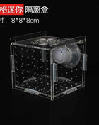 Acrylic Isolation Box Fish Tank Transparent Aquarium Small Fry Incubator Breeding Box Single Double Multi-grid Isolation Net
