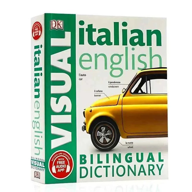 DK Dizionario visivo bilingue italiano inglese Libro di dizionario grafico con confronto bilingue