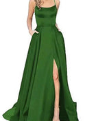 Nuovo per le donne Abito elegante Moda estiva Festa notturna Formale Abito da sera lungo con spalline Abiti da sposa eleganti