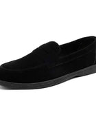 Hot Sale Men's Slip On Loafers Preppy Lightweight Breathable Comfort Outdoor Flats Non Slip Soft Sole Casual Daily Walking Shoes
