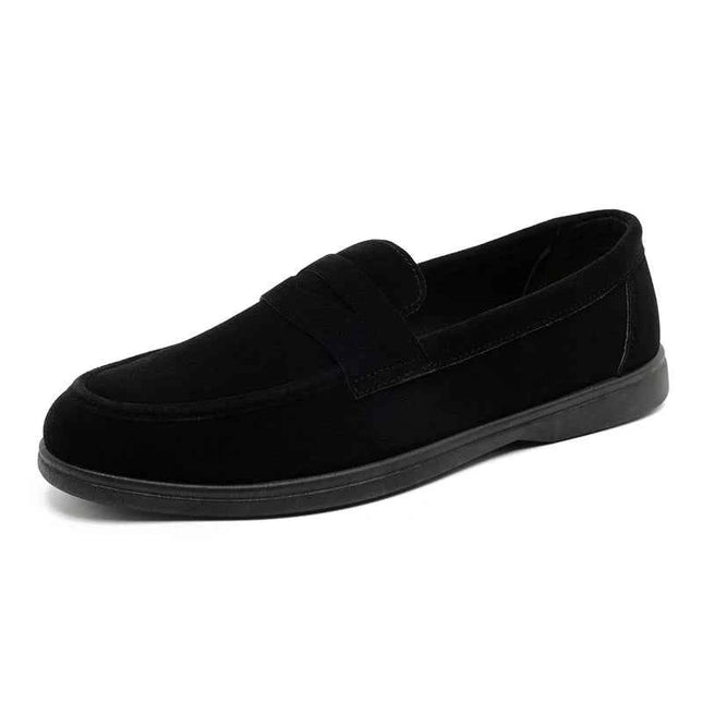 Hot Sale Men's Slip On Loafers Preppy Lightweight Breathable Comfort Outdoor Flats Non Slip Soft Sole Casual Daily Walking Shoes