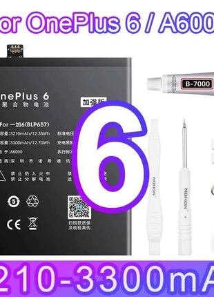 NOHON Replacement Battery for OnePlus 7T 8T 9RT 10T 12 11 9 8 7 6T 6 5T 5 7TPro Phone Batteries BLP801 BLP685 BLP745 BLP743