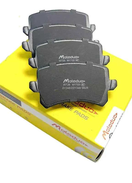 Brand New Moleduo Rear Brake Pads D1348 3AA698451 Suitable for Audi Q3, Volkswagen CC, Golf, Passat, Sagitar, Tiguan ceramic