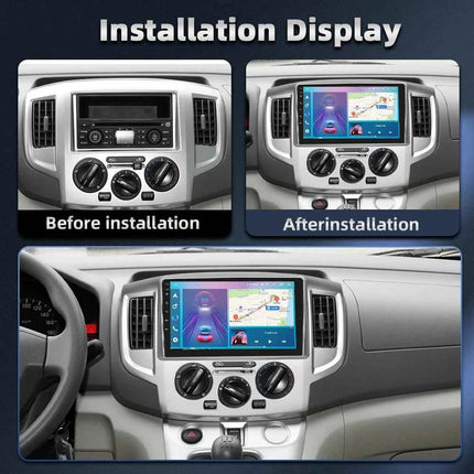 Podofo 9INCH AI Voice Android  2din Car Radio for NV200 NV 200 2009-2014 CarPlay Car Stereo Android Auto 4G GPS Navigation WiFi