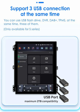 Hizpo 9.7" 2 Din Android Auto Car Radio for Chevrolet Captiva Sport 2006 - 2012 Multimedia Video Player Carplay  for Tesla Style
