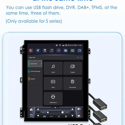 Hizpo 9.7" 2 Din Android Auto Car Radio for Chevrolet Captiva Sport 2006 - 2012 Multimedia Video Player Carplay  for Tesla Style
