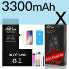 PINZHENG Real High Capacity Battery For iPhone 5S SE 6 6S 7 8 Plus X Xr Xs Max Phone Replacement Bateria Warranty One Year