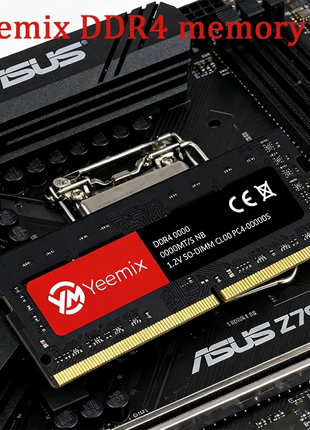 Yeemix Memoria DDR4 4GB 32GB 16GB 8GB 2133 3200 2400 2666MHz Laptop Ram 1.2V SODIMM Notebook Memory for Intel&AMD 260Pin mini pc