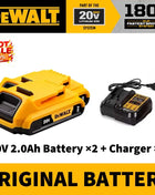 Batteria Originale Dewalt 20V MAX 5Ah 6Ah 18650 ‌ Batteria agli Ioni di Litio XR per Utensili Elettrici, 120W Alta Potenza, Ricaricabile, Batteria di Ricambio