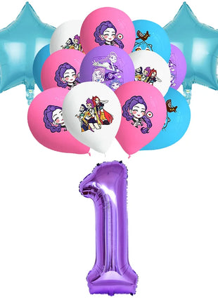 Decorazioni per feste di compleanno a tema stoviglie: tovaglioli di carta, bicchieri, piatti, scatole per caramelle, sacchetti regalo, striscioni e fondali per feste per bambini