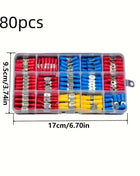 SN-02C Manual Crimping Tool 0.5-2.5 mm² Adjustable Ratchet Plier 280 Pcs Assortment Kit