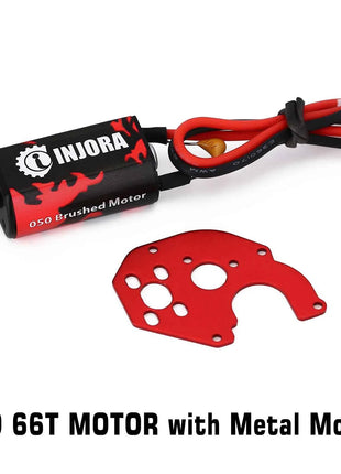 INJORA 050 Brushed Motor 50T 66T 88T Upgrade for 1:24 RC Crawler Axial SCX24 AXI90081 AXI00002 AXI00004 Gladiator Bronco