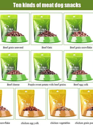 Pet shop dog snacks beef 500g chicken teddy pet training reward