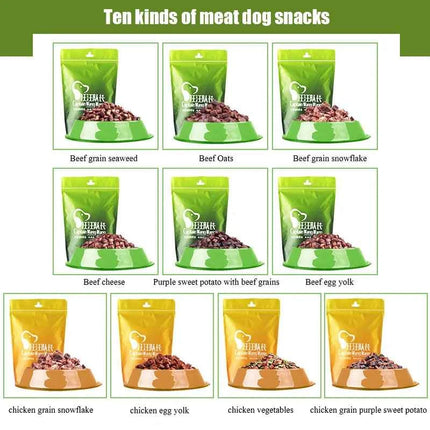 Pet shop dog snacks beef 500g chicken teddy pet training reward