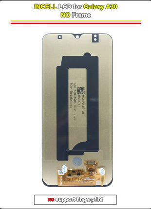 Display LCD AMOLED per Samsung Galaxy A30, Schermo Touch con Digitalizzatore, Assemblaggio Completo con Cornice per Samsung A30 A305F A305G