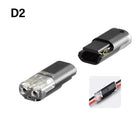 Electric Wire Connector No Strip Quick Dual Line Cable Interconnection Detachable Automotive Terminal Plug Universal Quality