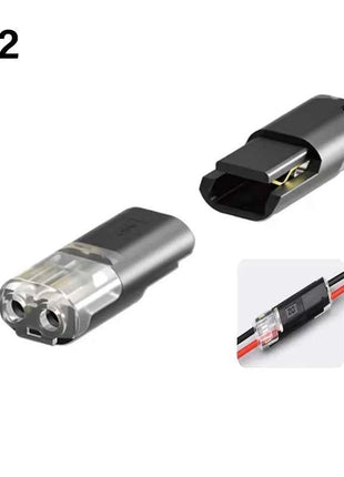Electric Wire Connector No Strip Quick Dual Line Cable Interconnection Detachable Automotive Terminal Plug Universal Quality