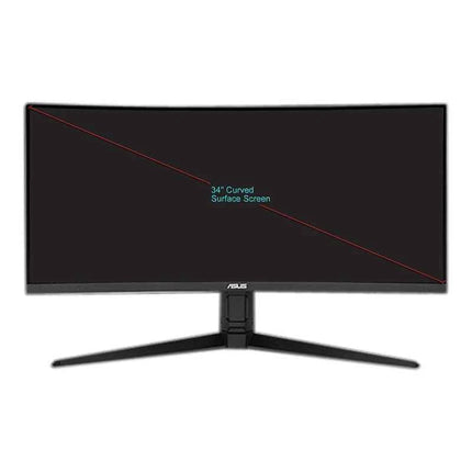 ASUS VG34VQL3A 34 Inch Monitor 2K180HZ 3440*1440 WQHD 1500R Curved Fish Screen 125% SRGB DISPLAY VA Screen 1ms HDR10 DP+HDMI+USB