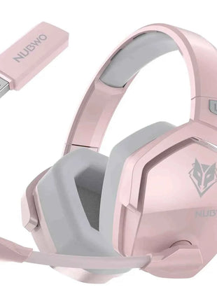 NUBWO G06 Wireless Headsets Gamer with Charging Station for Headset and PS5 Controller Gaming Headphones Long Battery Life