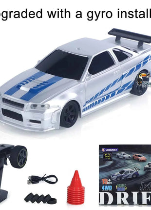 SALE 4WD RTR 1/43 RC Speed Car Four-wheel Drive Radio Control 2.4g Mini Racing Drifting Car Toys High Speed Model Gift for Boys