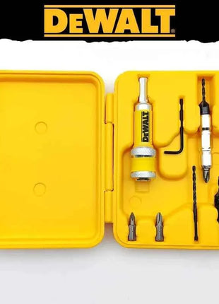 Set di Punte per Trapano/Avvitatore a Cambio Rapido DEWALT Originale DW2730, 8 Pezzi, Accessori per Utensili Elettrici per Lavorazione del Legno