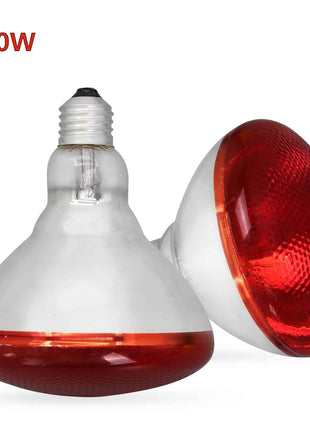Day Night Infrared Heat Lamp 100W/150W/200W/250W/275W Red Heat Lamp Bulb for Brooder Coop Chicks Snake Amphibian Pet Reptile