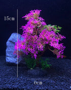 Artificial Aquarium Decor Plants Water Weeds Ornament Aquatic Fish Tank Simulation Grass Flower Decoration Accessories