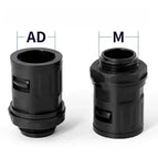 Black / AD10 x M12 / 1 Piece