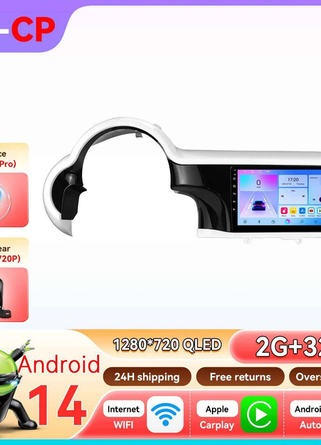 Hizpo 8Core 360Camera Android 14 Car Radio For Renault Twingo 3 Ⅲ 2014-2024 Car Multimedia GPS 4G AI Carplay By Snapdragon 6115