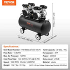 SucceBuy Air Compressor 750W/1450W/3000W Oil Free Air Compressor Quiet Portable Compressor Pump for Auto Repair Tire Inflation