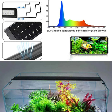 Aquarium LED Lighting Aquarium Light, Plant Aquarium Light, Full Spectrum Aquarium Lamp (For 90-110cm Aquarium)
