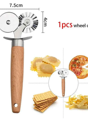 Gnocchi and Butter Board Wooden Set Italian Pasta Making Tools Ravioli Mold Cutter for Homemade Cavatelli Garganelli Pasta Maker