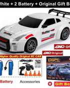 New 4WD Remote Control Drift Car Full Size 1:24 Mini Remote Control Racing Car Model 2.4G Radio High Speed RC Car Boy Toy Gift