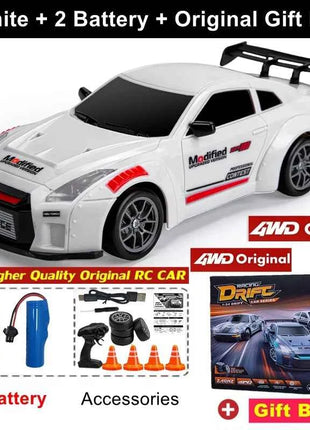 New 4WD Remote Control Drift Car Full Size 1:24 Mini Remote Control Racing Car Model 2.4G Radio High Speed RC Car Boy Toy Gift