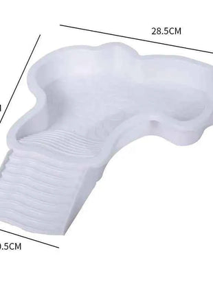 〔CC55〕Reptiles Water Dish With Anti-Slip Imitation Rock Ladders Food Water Bowl For Turtle Lizards Gecko Small Pet Supplies