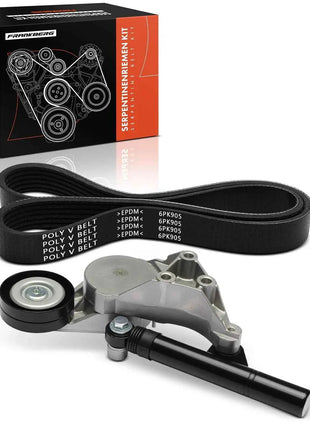 Frankberg 1x Set di cinghie scanalate per Audi A3 VW Golf IV Polo Bora Seat Leon Skoda Octavia 7884-20143 K016PK905