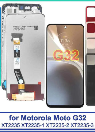 Nuovo LCD per Motorola Moto G32 2022 ‎ Sostituzione del gruppo touch screen display LCD per Moto G32 XT2235 XT2235-2 LCD con cornice